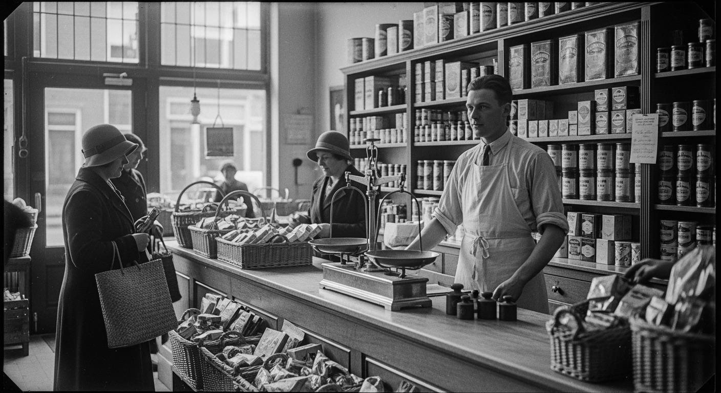 Foto in jaren twintig stijl van winkels & retail